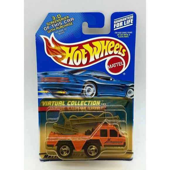 Flame Stopper No 113 Hot‎ Wheels Virtual Collection 1999 Mattel Sealed - Picture 1 of 3